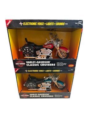 Buddy L Harley-Davidson Classic Cruisers One Size Lot of 2